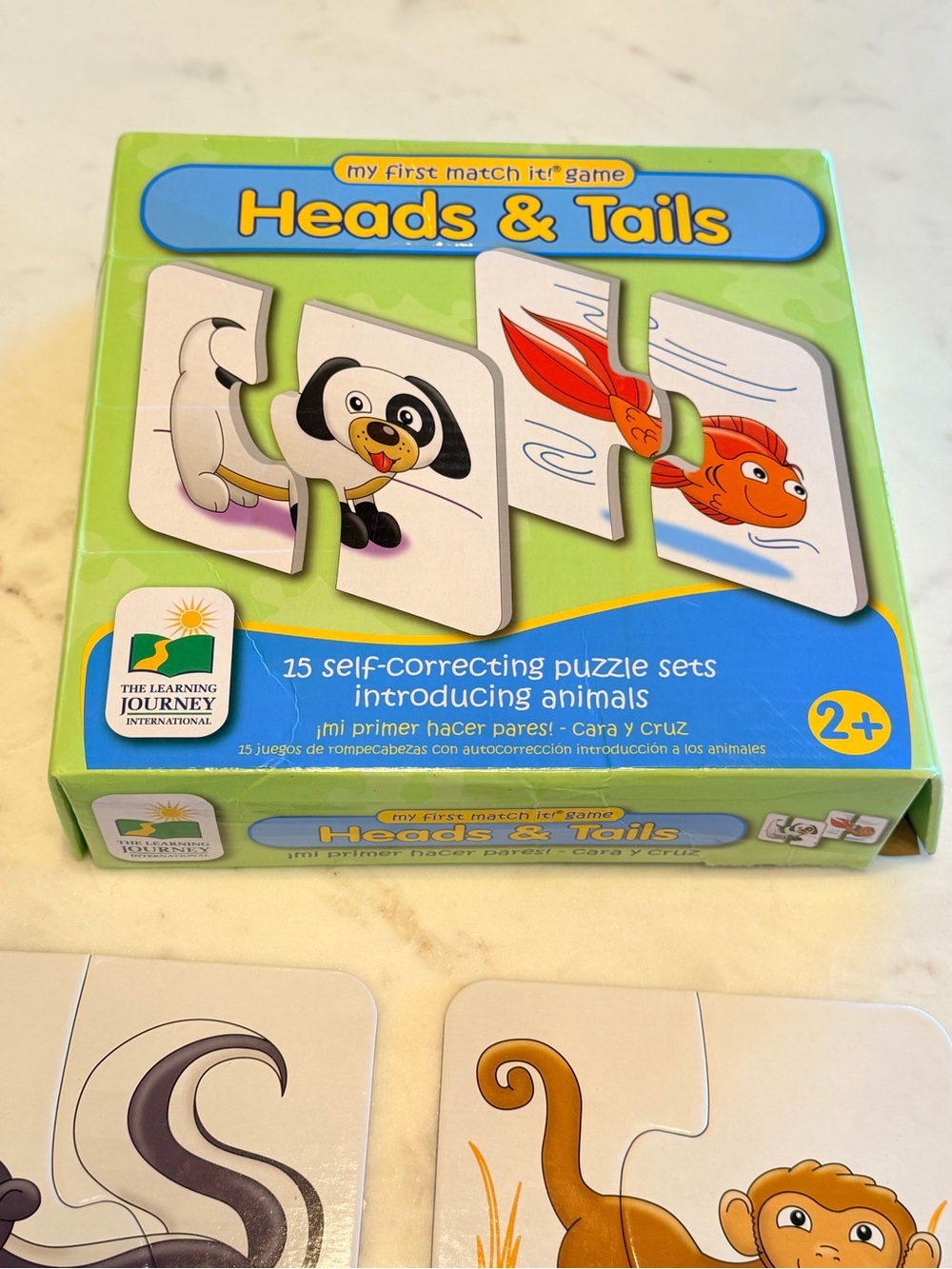 The Learning Journey Heads & Tails Matching Puzzle – Green